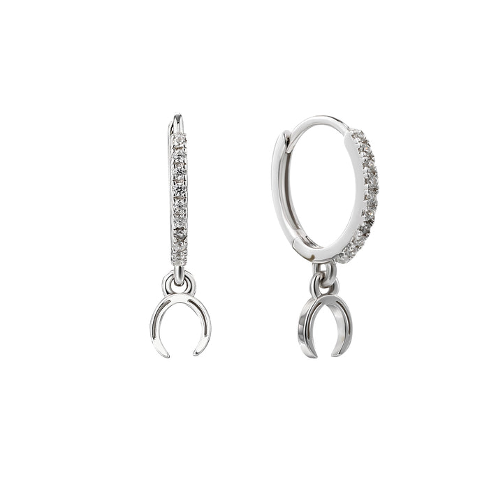 COPPIA HOOP ZIRCONI